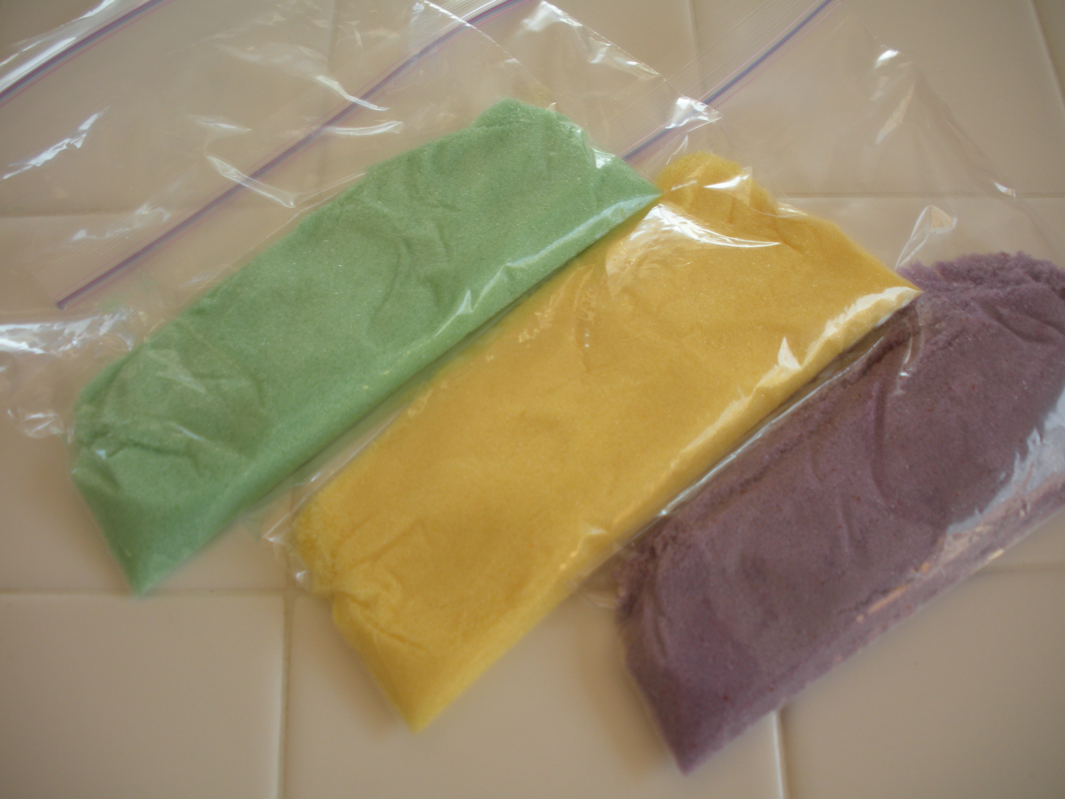 DIY Colored Sugar for Baking