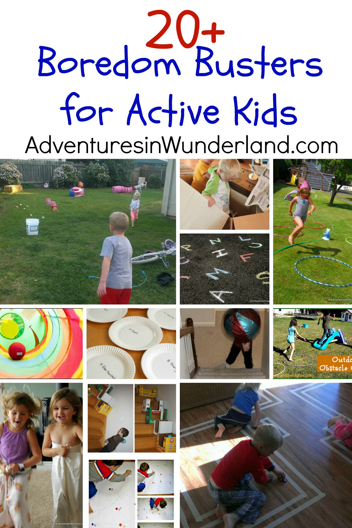 20+ Boredom Busters for Active Kids