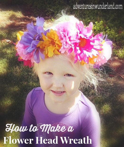How to Make a Flower Head Wreath *Video Tutorial*