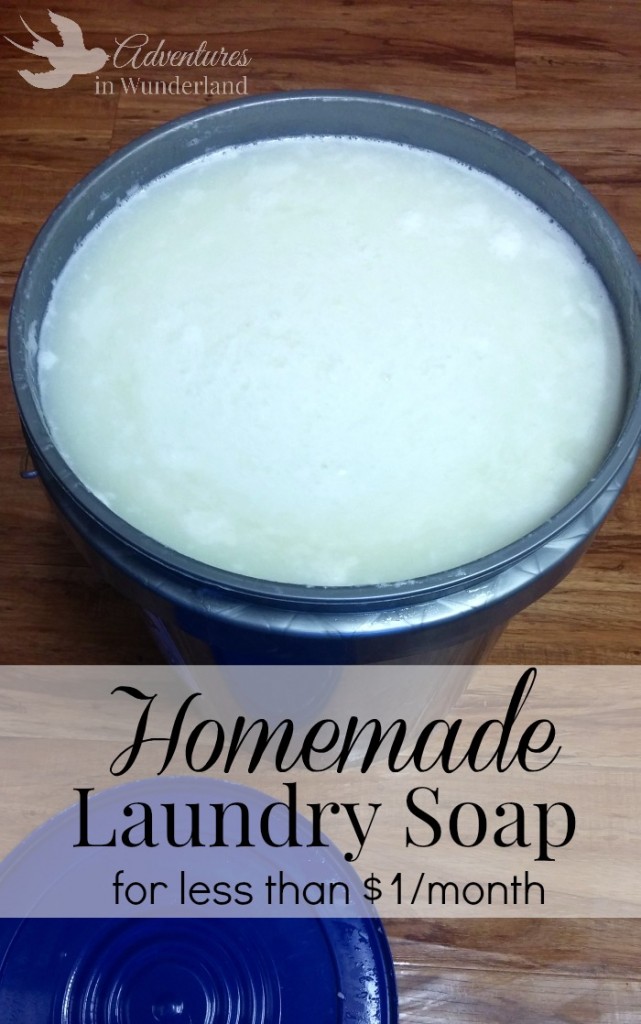 homemade laundry soap