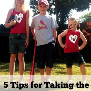 5 Tips for taking the kids to a ballgame