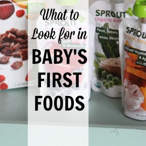 baby's first foods
