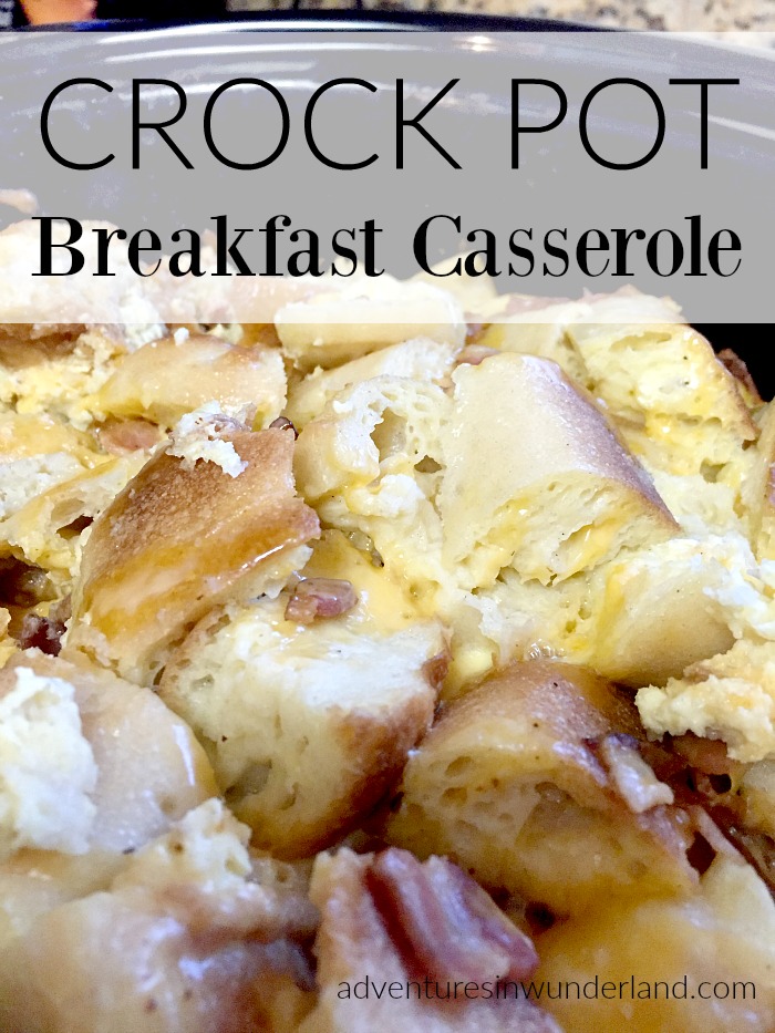 crock pot breakfast casserole