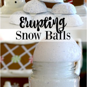 erupting snowballs winter science