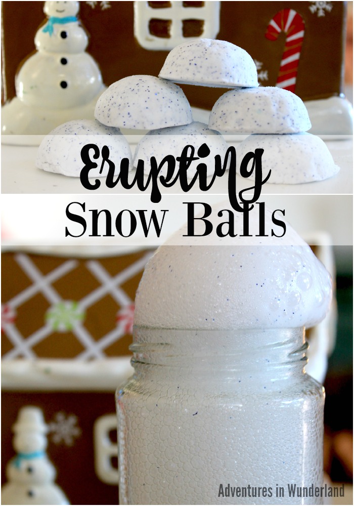 erupting snowballs winter science