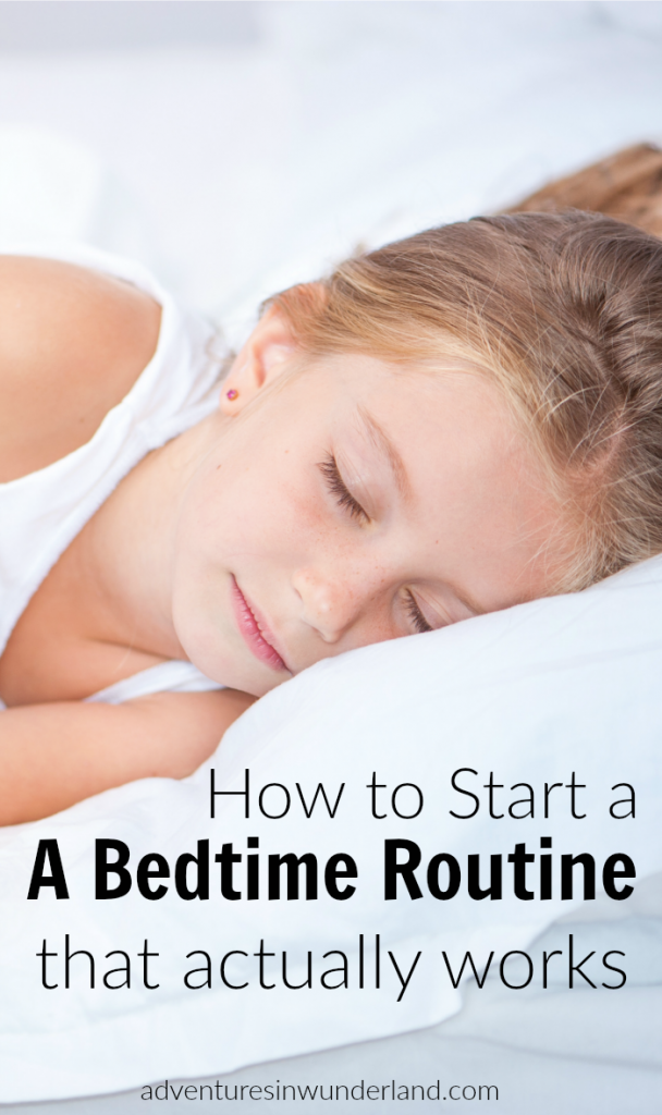 bedtime routine