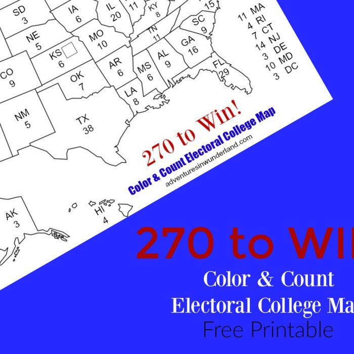 Electoral Map Coloring Page