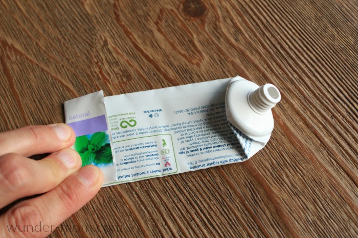 recycled toothpaste tube