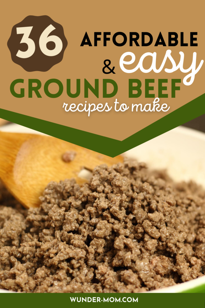 Cheap Recipes - 36 Things to Make with Ground Beef