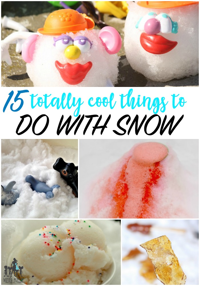 COOL THINGS TO DO WITH SNOW