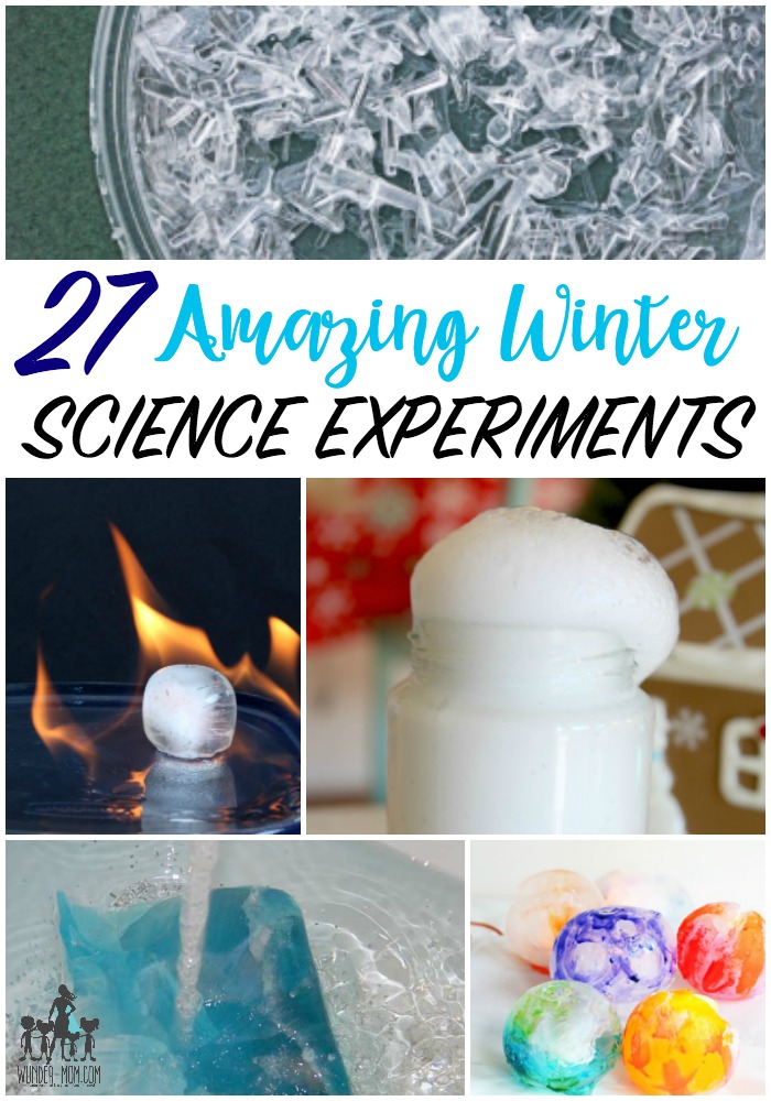 winter science experiments for kids