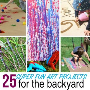 backyard art projects
