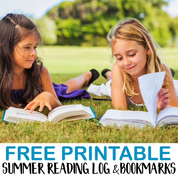 Summer Reading Log and Bookmark Printables