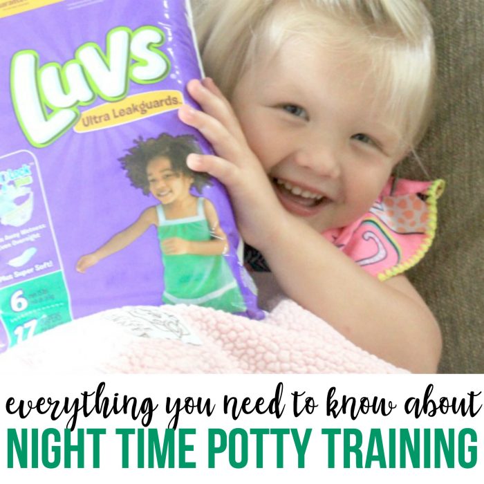 Everything you need to know about night time potty training