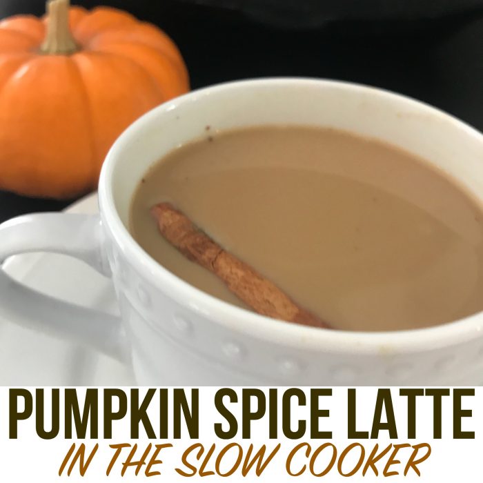 Crock Pot Pumpkin Spice Latte