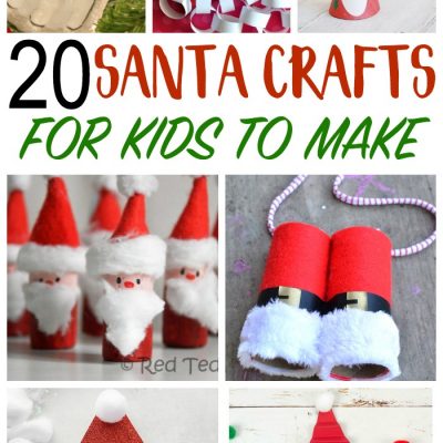 santa crafts for kids, christmas crafts for kids