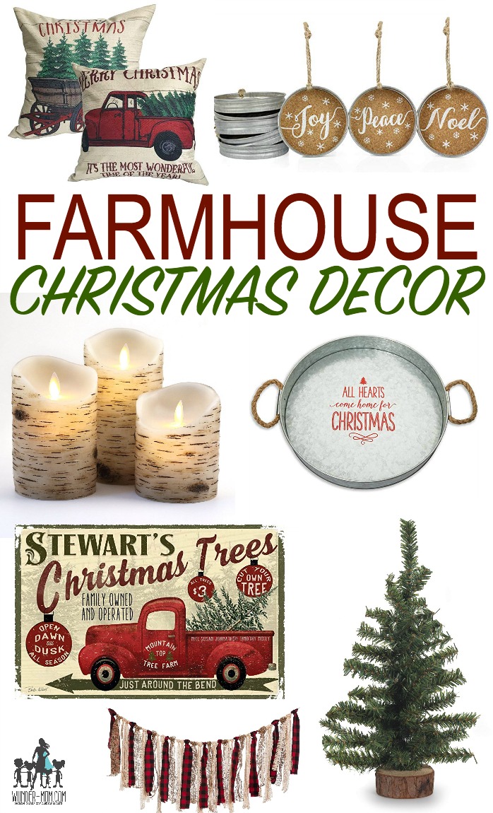 farmhouse christmas decorations
