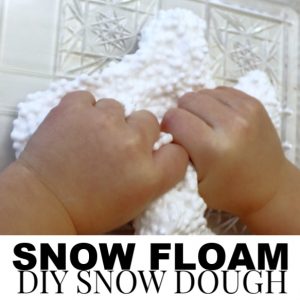 SNOW FLOAM, DIY SNOW DOUGH RECIPE